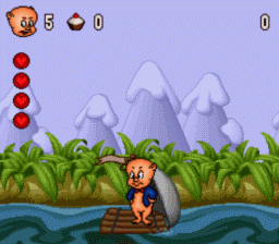Porky Pig's Haunted Holiday (SNES)   © Acclaim 1995    3/3