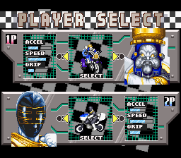 Power Rangers Zeo: Battle Racers (SNES)   © Bandai 1996    4/4