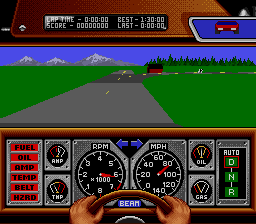 Race Drivin' (SNES)   © THQ 1992    2/3