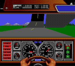 Race Drivin' (SNES)   © THQ 1992    3/3