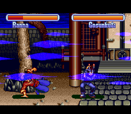 Ranma 1/2: Hard Battle (SNES)   © Ocean 1992    2/3