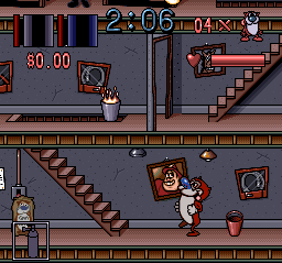 The Ren & Stimpy Show: Fire Dogs (SNES)   © THQ 1994    2/3