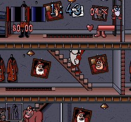 The Ren & Stimpy Show: Fire Dogs (SNES)   © THQ 1994    3/3