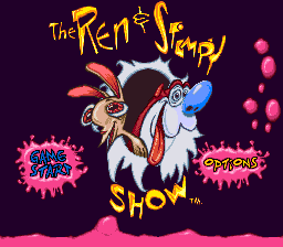 The Ren & Stimpy Show: Time Warp (SNES)   © THQ 1994    1/3