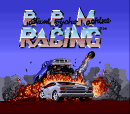 RPM: Radical Psycho Machine Racing (SNES)   © Interplay 1991    1/3