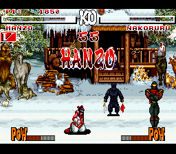Samurai Shodown (SNES) &nbsp; &copy; Takara 1994 &nbsp;  4/4
