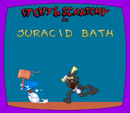 The Itchy & Scratchy Game (SNES)   © Acclaim 1995    2/3