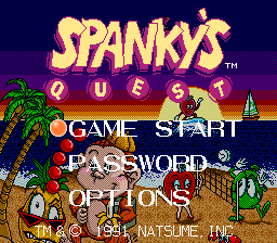 Spanky's Quest (SNES)   © Natsume 1991    1/3