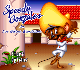 Speedy Gonzales: Los Gatos Bandidos (SNES)   © Acclaim 1995    1/3