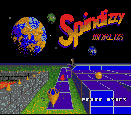 Spindizzy Worlds (SNES) &nbsp; &copy; ASCII 1992 &nbsp;  1/3