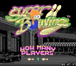 Super Bowling (SNES)   © Technos 1992    1/3