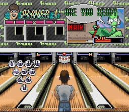 Super Bowling (SNES)   © Technos 1992    3/3
