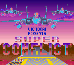 Super Conflict (SNES)   © Vic Tokai 1993    1/3
