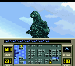 Super Godzilla (SNES)   © TOHO 1993    3/3