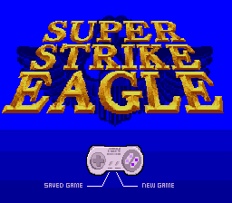 Super Strike Eagle (SNES)   © MicroProse 1993    1/3