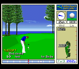 Pebble Beach Golf Links (SNES)   © T&E Soft 1992    2/3