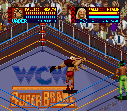 WCW Super Brawl Wrestling (SNES)   © FCI 1994    3/3
