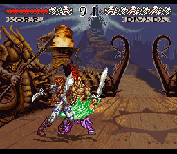 WeaponLord (SNES)   © Namco 1995    3/3
