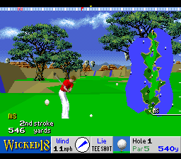 Wicked 18 Golf (SNES)   © Bullet Proof 1993    2/3