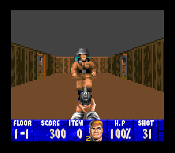 Wolfenstein 3D (SNES)   © Imagineer 1994    2/3