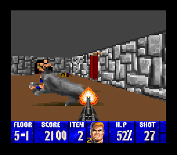 Wolfenstein 3D (SNES)   © Imagineer 1994    3/3