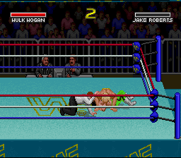 WWF Super Wrestlemania (SNES)   © Acclaim 1992    3/3