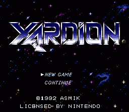 Xardion (SNES)   © Asmik Ace 1992    1/3