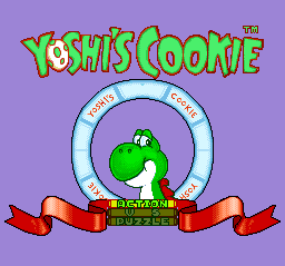 Yoshi's Cookie (SNES)   © Bullet Proof 1993    1/3
