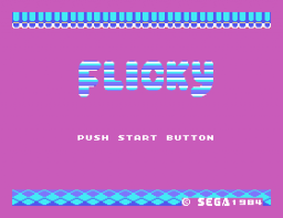 Flicky (SG1)   © Sega 1984    4/4