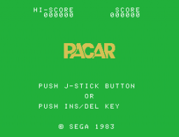 Pacar (SG1)   © Sega 1983    1/2