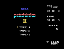 Pachinko II (SG1)   © Sega 1984    1/2