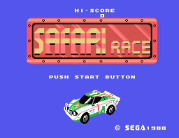 Safari Race (SG1)   © Sega 1984    1/3