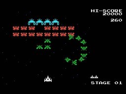 Sega Galaga (SG1)   © Sega 1983    2/3