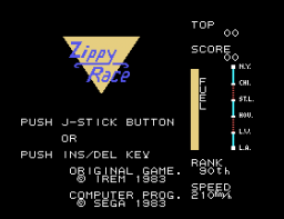 Zippy Race (SG1)   © Sega 1983    1/3