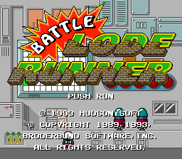Battle Lode Runner (PCE)   © Hudson 1993    1/2