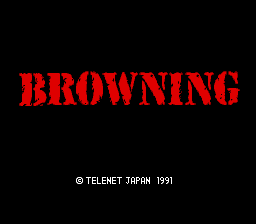 Browning (PCCD)   © Telenet 1992    1/3