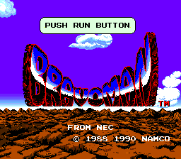 Bravoman (PCE) &nbsp; &copy; Namco 1990 &nbsp;  1/2