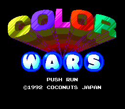 Color Wars (PCCD)   © Coconuts Japan 1992    1/3