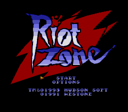 Riot Zone (PCCD)   © Hudson 1992    1/7