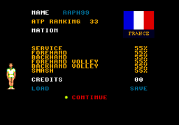 Davis Cup Tennis (PCCD) &nbsp; &copy;  1992 &nbsp;  2/4