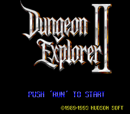Dungeon Explorer II (PCCD)   © Hudson 1993    1/6