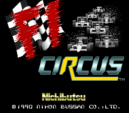F1 Circus (PCE)   © Nichibutsu 1990    1/6