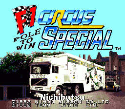F1 Circus Special - Pole To Win (PCCD)   © Nichibutsu 1992    3/4