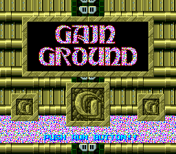 Gain Ground SX (PCCD)   © Interchannel 1992    1/4