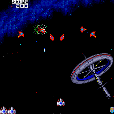 Galaga '88 (PCE)   © Namco 1988    2/2