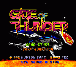 Gate Of Thunder (PCCD)   © Hudson 1992    1/5
