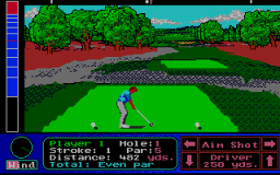 Jack Nicklaus Turbo Golf (PCE)   © Accolade 1989    3/6