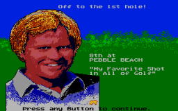 Jack Nicklaus Turbo Golf (PCE) &nbsp; &copy; Accolade 1989 &nbsp;  5/6