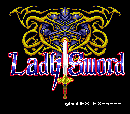 Lady Sword (PCE)   © Games Express 1992    1/5