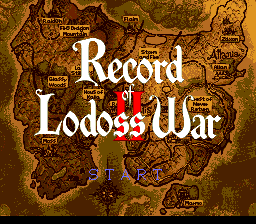 Record Of Lodoss War II (PCCD)   © Hudson 1994    1/4